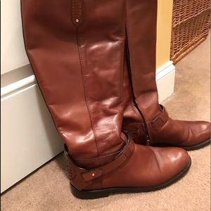 Tori birch leather riding boots